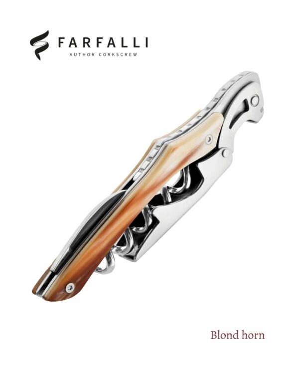 Farfalli Smart系列-淺色牛角 義大利精品開瓶器