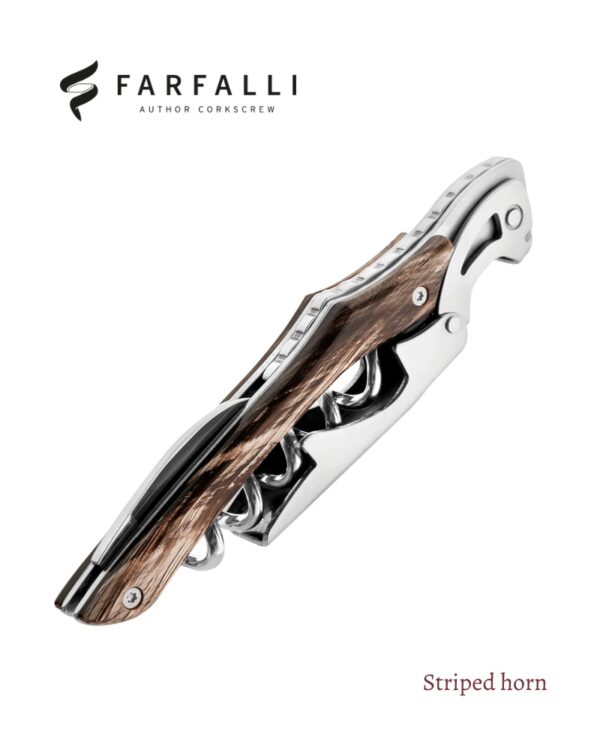 Farfalli Smart系列-深色牛角 義大利精品開瓶器