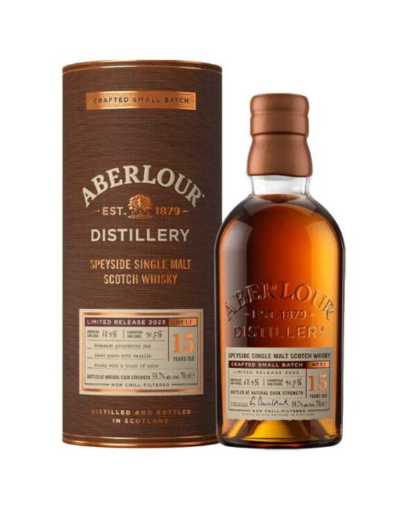 Aberlour 15 Year Old Crafted Small Batch Limited 亞伯樂15年限量珍罕小批次雙桶原酒威士忌