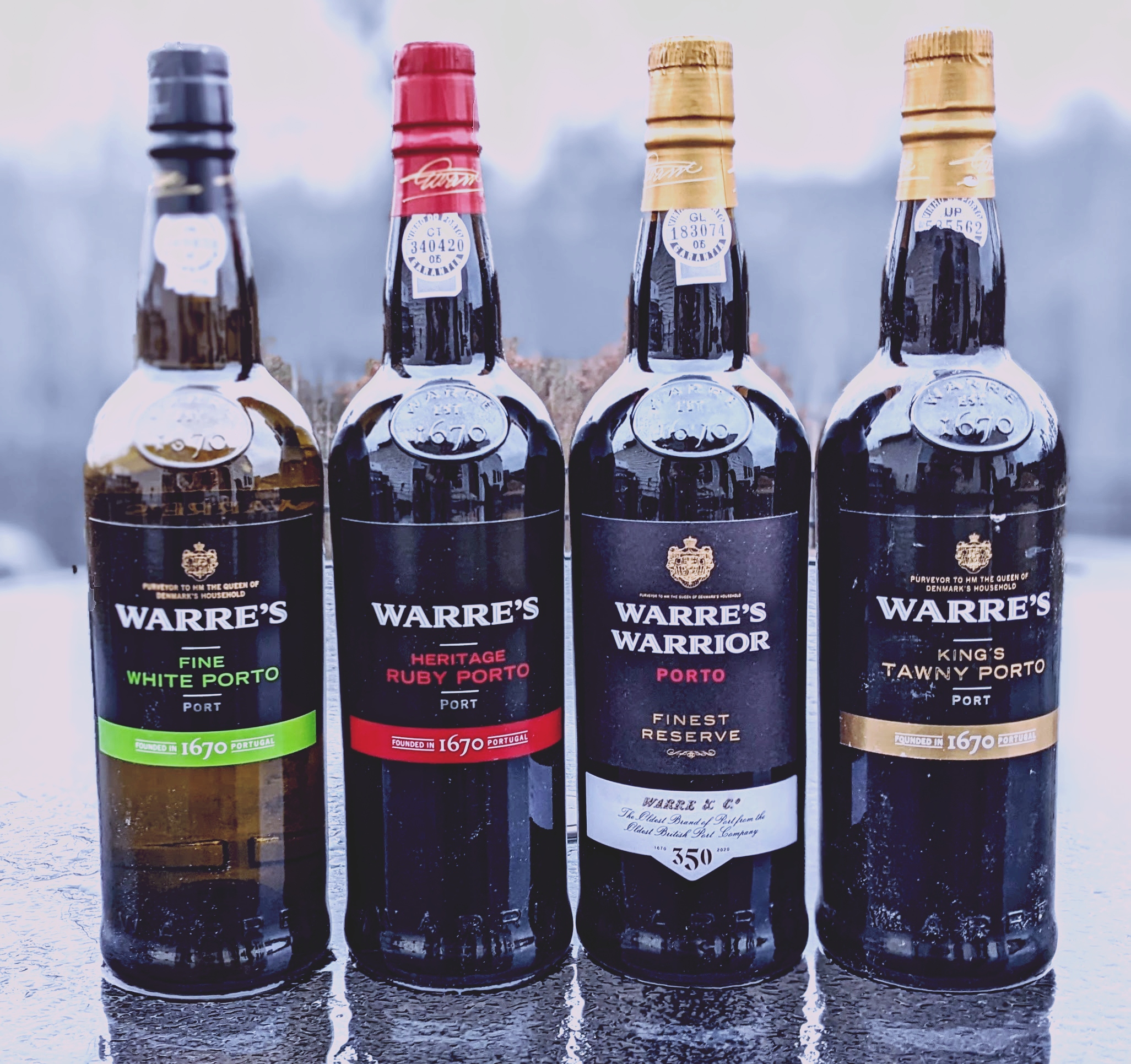 Quartet of Warre's Port