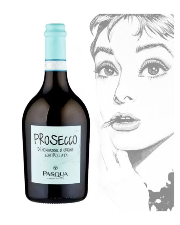 PASQUA PROSECCO DOC FRIZZANTE AUDREY HEPBURN SEMI-SPARKLING 帕斯可酒莊 「奧黛麗赫本｣ 普塞克微汽泡酒